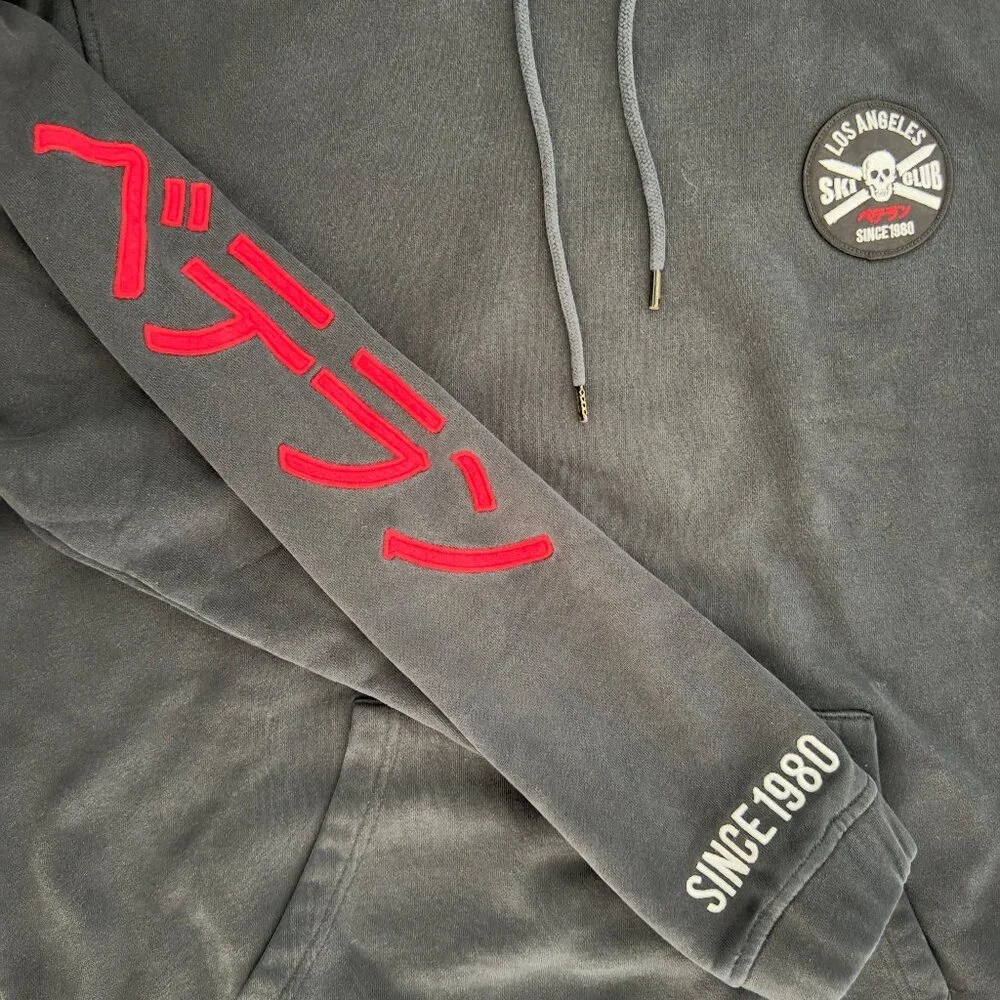 The Hundreds Los Angeles Ski Club Collab Hoodie Black XL‎